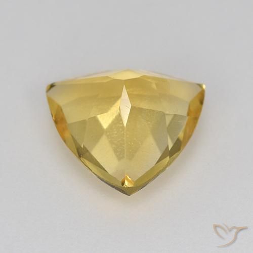 9,17 ctw natürlicher Mittleres Gold Citrin, Trillion, VVS-VS