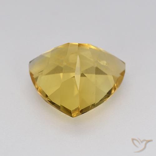 9,17 ctw natürlicher Mittleres Gold Citrin, Trillion, VVS-VS