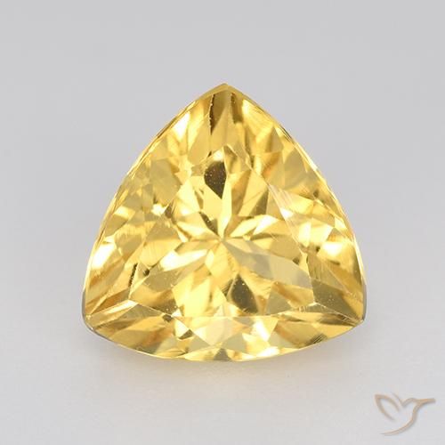2.38ct Natürlicher Mittleres Gold Citrin, Trillion, VVS-VS