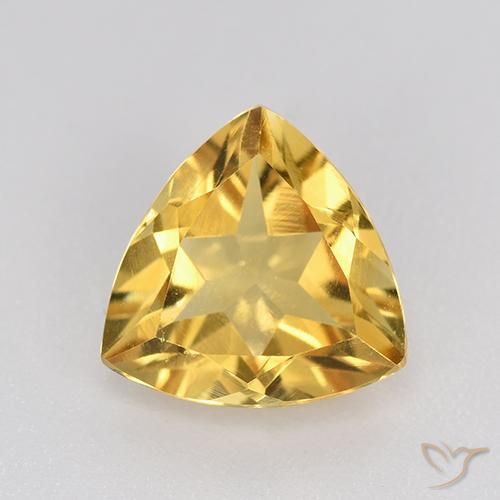 2.05ct Natürlicher Golden Citrin, Trillion, VVS-VS