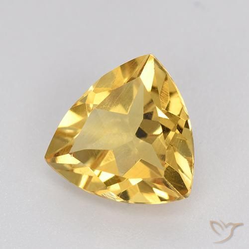 9,17 ctw natürlicher Golden Citrin, Trillion, VVS-VS
