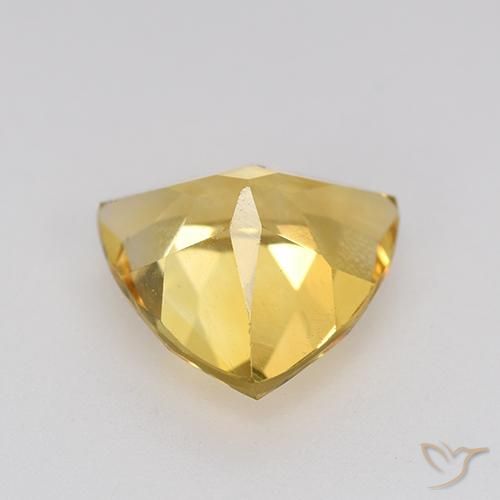 9,17 ctw natürlicher Golden Citrin, Trillion, VVS-VS