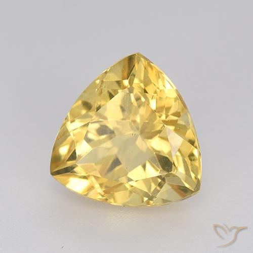 9,17 ctw natürlicher Golden Citrin, Trillion, VVS-VS