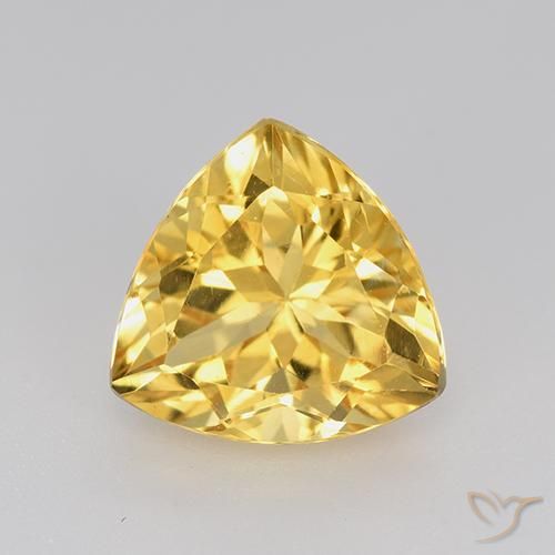 2.20ct Natürlicher Golden Citrin, Trillion, VVS-VS