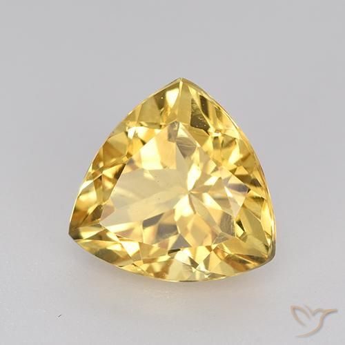 9,17 ctw natürlicher Golden Citrin, Trillion, VVS-VS