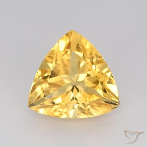 2.08ct Natürlicher Golden Citrin, Trillion, VVS-VS