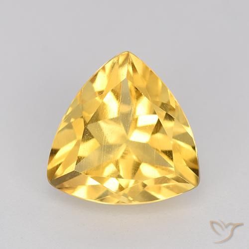 2.28ct Natürlicher Golden Citrin, Trillion, VVS