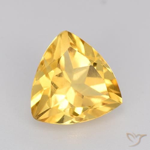 9,17 ctw natürlicher Golden Citrin, Trillion, VVS