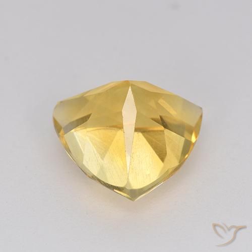 9,17 ctw natürlicher Golden Citrin, Trillion, VVS