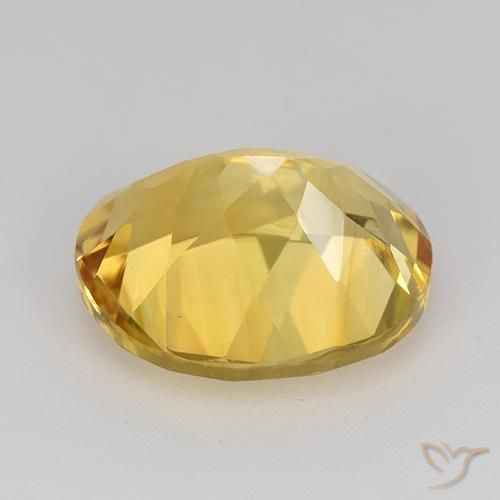 9,17 ctw natürlicher gold-orange Citrin, Oval, VVS-VS