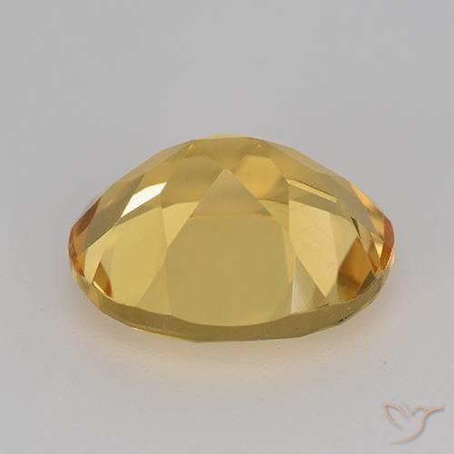 9,17 ctw natürlicher Mittel-Dunkelgold Citrin, Oval, VVS-VS