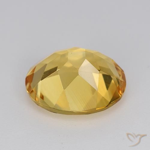 9,17 ctw natürlicher Mittelhelles Gold Citrin, Oval, VVS-VS