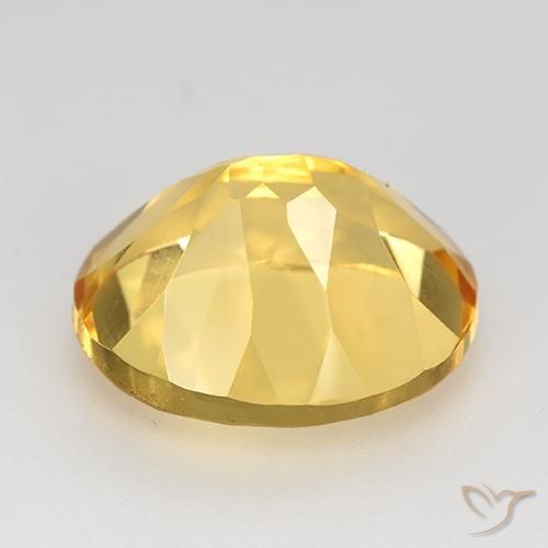 9,17 ctw natürlicher Helles Gold Citrin, Oval, VVS-VS