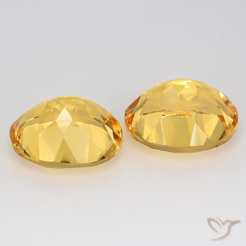 9.31 ct natürliche Golden Citrin-Edelsteine, Oval, VVS-VS
