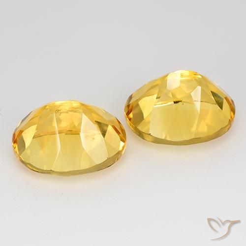9.70 ct natürliche Helles Gold Citrin-Edelsteine, Oval, VVS-VS