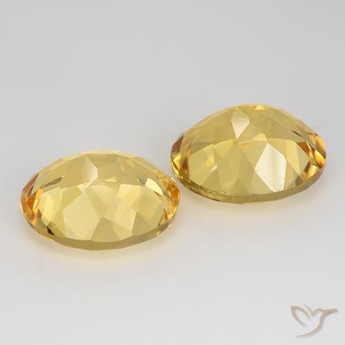 9.01 ct natürliche Golden Citrin-Edelsteine, Oval, VVS-VS