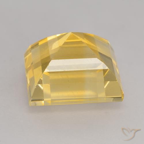 9,17 ctw natürlicher Golden Citrin, Quadrat, VS