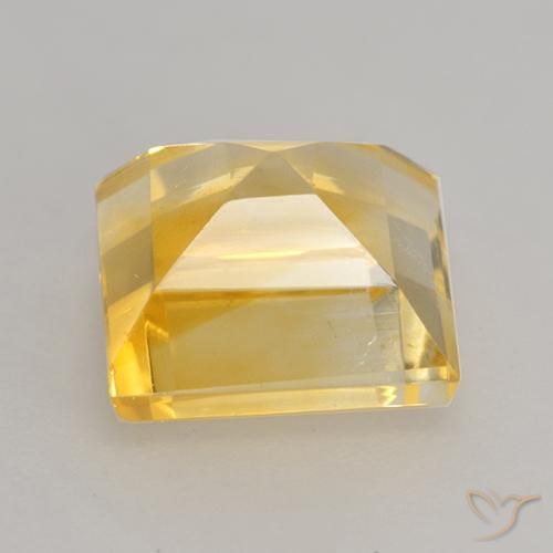 9,17 ctw natürlicher Golden Citrin, Quadrat, VS