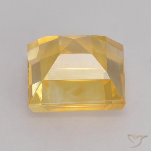 9,17 ctw natürlicher Mittleres Gold Citrin, Quadrat, VS