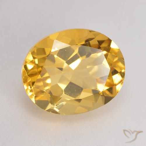 9,17 ctw natürlicher Mittleres Gold Citrin, Oval, VVS-VS