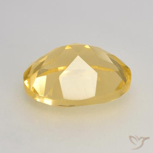 9,17 ctw natürlicher Golden Citrin, Oval, VVS-VS