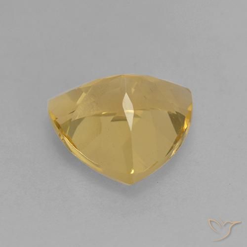 9,17 ctw natürlicher gold-orange Citrin, Trillion, VVS-VS