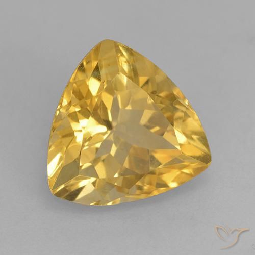 9,17 ctw natürlicher Mittelgold Citrin, Trillion, VVS-VS