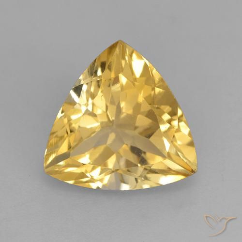 2.28ct Natürlicher Golden Citrin, Trillion, VVS-VS