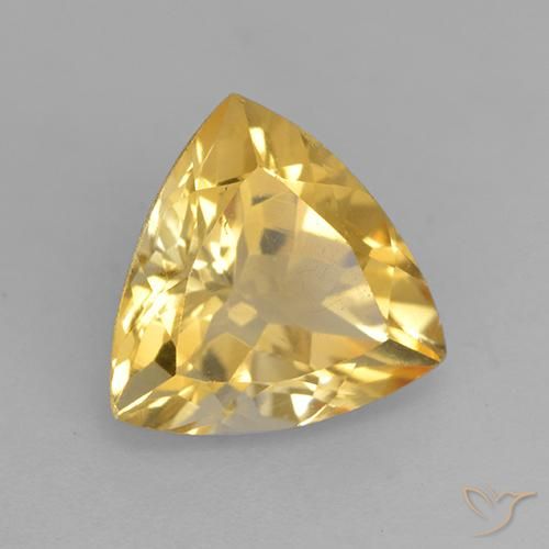 9,17 ctw natürlicher Golden Citrin, Trillion, VVS-VS