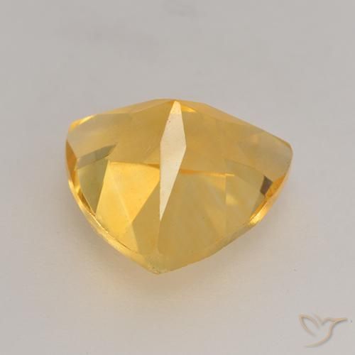 9,17 ctw natürlicher Mittelgold Citrin, Trillion, VVS-VS