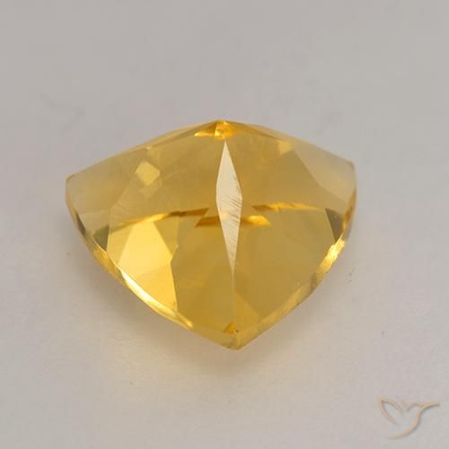 9,17 ctw natürlicher Mittelgold Citrin, Trillion, VVS-VS