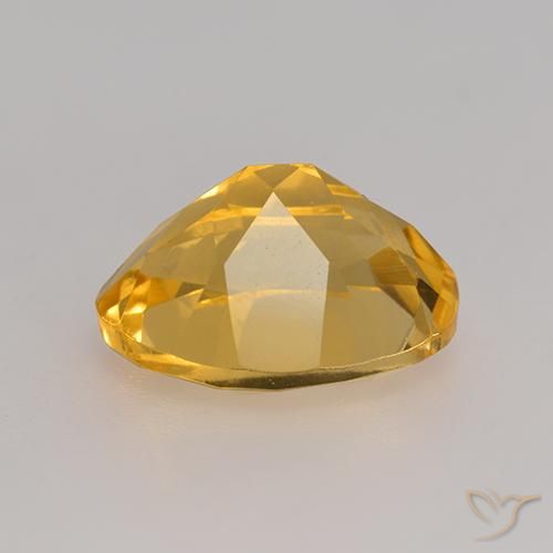 9,17 ctw natürlicher Orange-Gold Citrin, Oval, VVS-VS