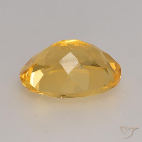 9,17 ctw natürlicher Orange-Gold Citrin, Oval, VVS-VS