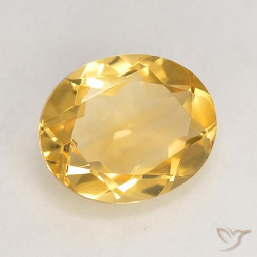 9,17 ctw natürlicher Mittleres Gold Citrin, Oval, VVS-VS