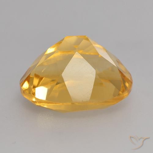 9,17 ctw natürlicher Mittel-Helles Orange-Gold Citrin, Oval, VVS-VS