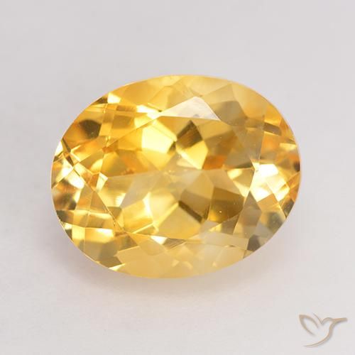 4.00ct Natürlicher Mittleres Gold Citrin, Oval, VVS-VS