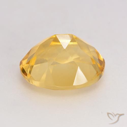 9,17 ctw natürlicher Golden Citrin, Oval, VVS-VS