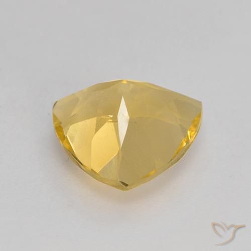9,17 ctw natürlicher Mittleres Gold Citrin, Trillion, VS