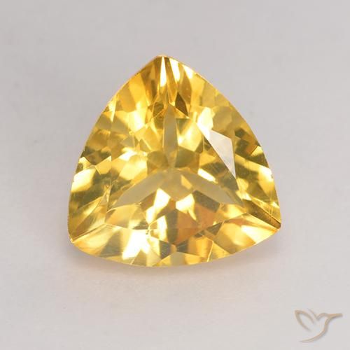 2.33ct Natürlicher Golden Citrin, Trillion, VS