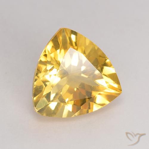 9,17 ctw natürlicher Golden Citrin, Trillion, VS