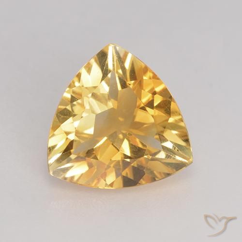 1.97ct Natürlicher Golden Citrin, Trillion, VS
