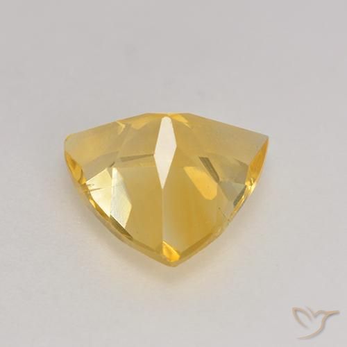 9,17 ctw natürlicher Mittleres Gold Citrin, Trillion, VS