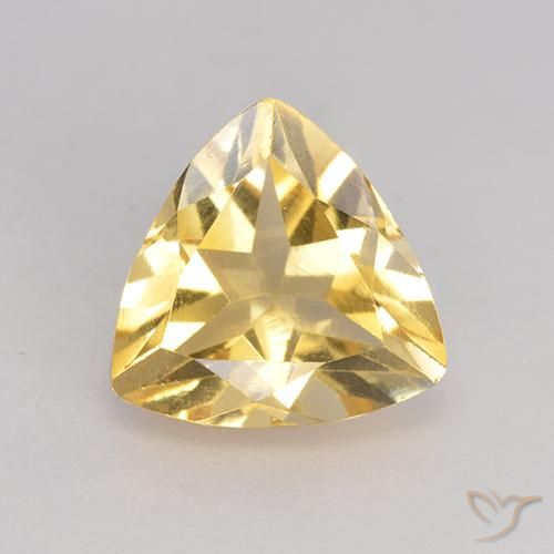 2.17ct Natürlicher Golden Citrin, Trillion, VS