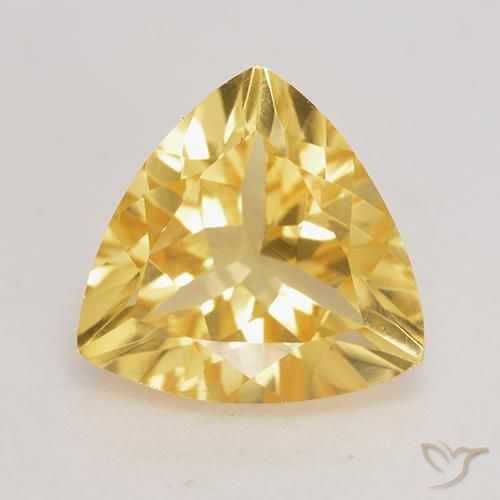 2.03ct Natürlicher Golden Citrin, Trillion, VVS-VS