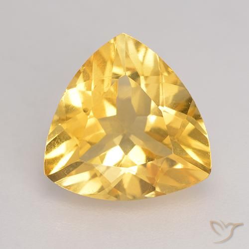 1.98ct Natürlicher Golden Citrin, Trillion, VVS-VS