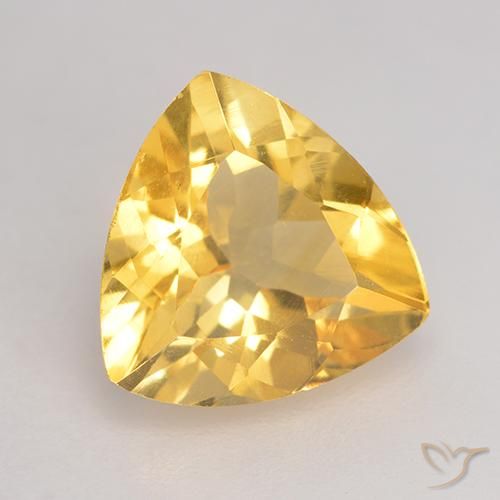 9,17 ctw natürlicher Golden Citrin, Trillion, VVS-VS
