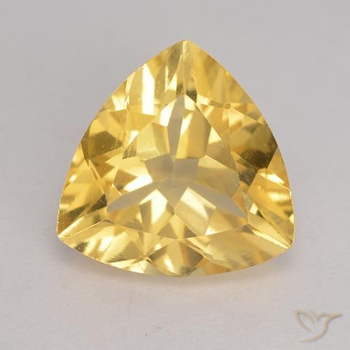 1.93ct Natürlicher Golden Citrin, Trillion, VVS-VS