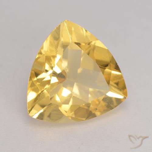 9,17 ctw natürlicher Golden Citrin, Trillion, VVS-VS