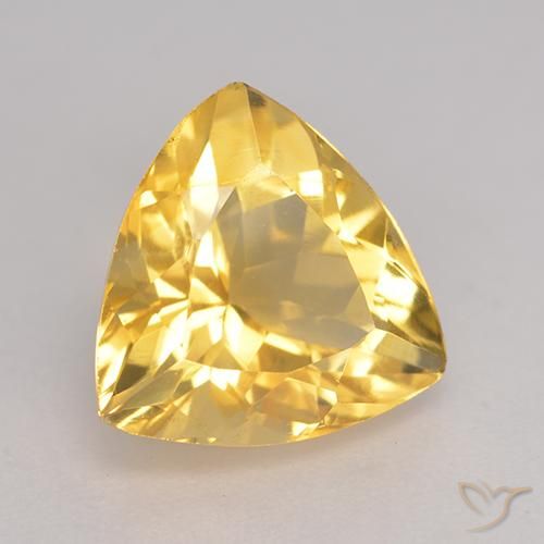 9,17 ctw natürlicher Golden Citrin, Trillion, VVS-VS