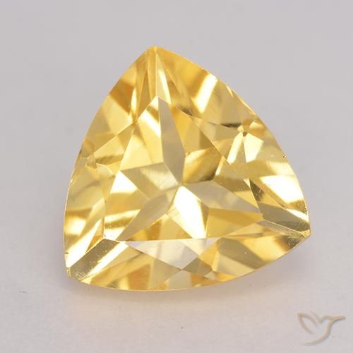 2.21ct Natürlicher Golden Citrin, Trillion, VVS-VS